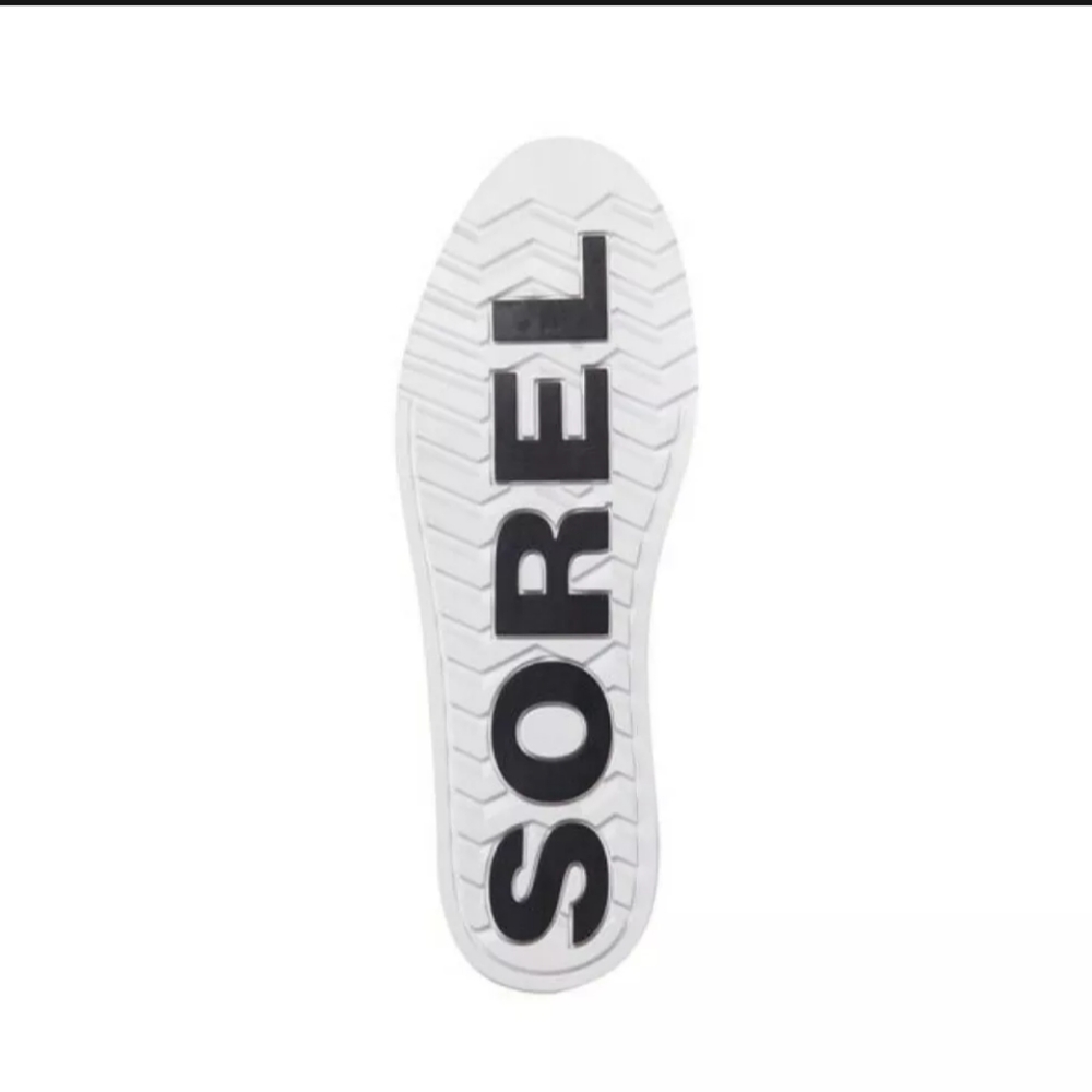 Sorel Womens Campsneak Lace Sneaker: Black/Sz 8